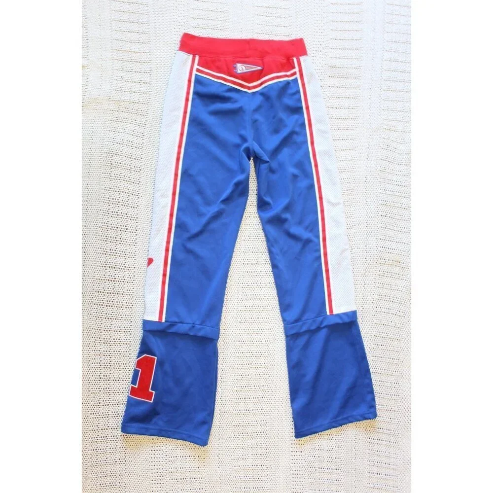Baby Phat Girls Sweat Pants Size Large/12-14 Pull on Red Blue & white